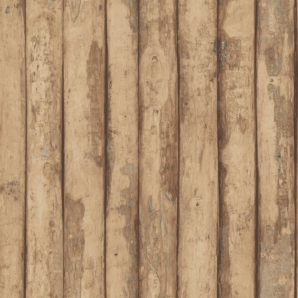 Noordwand Noordwand Behang Homestyle Oud Hout bruin
