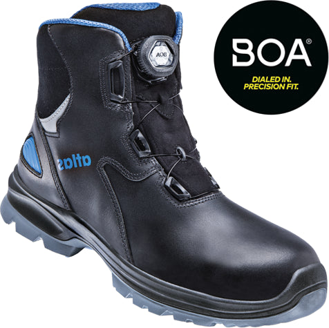 Atlas werkschoen sl 9845 xp 2.0 boa hoog s3 w12 | zwart blauw | maat 44 - 00.012.242.44