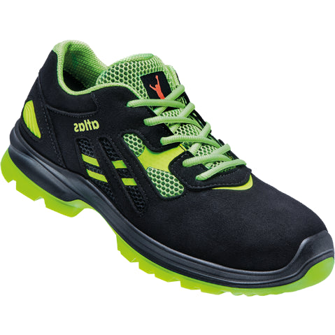 Atlas werkschoen flash 2605 laag s1p w12 | zwart groen | maat 43 - 00.012.274.43