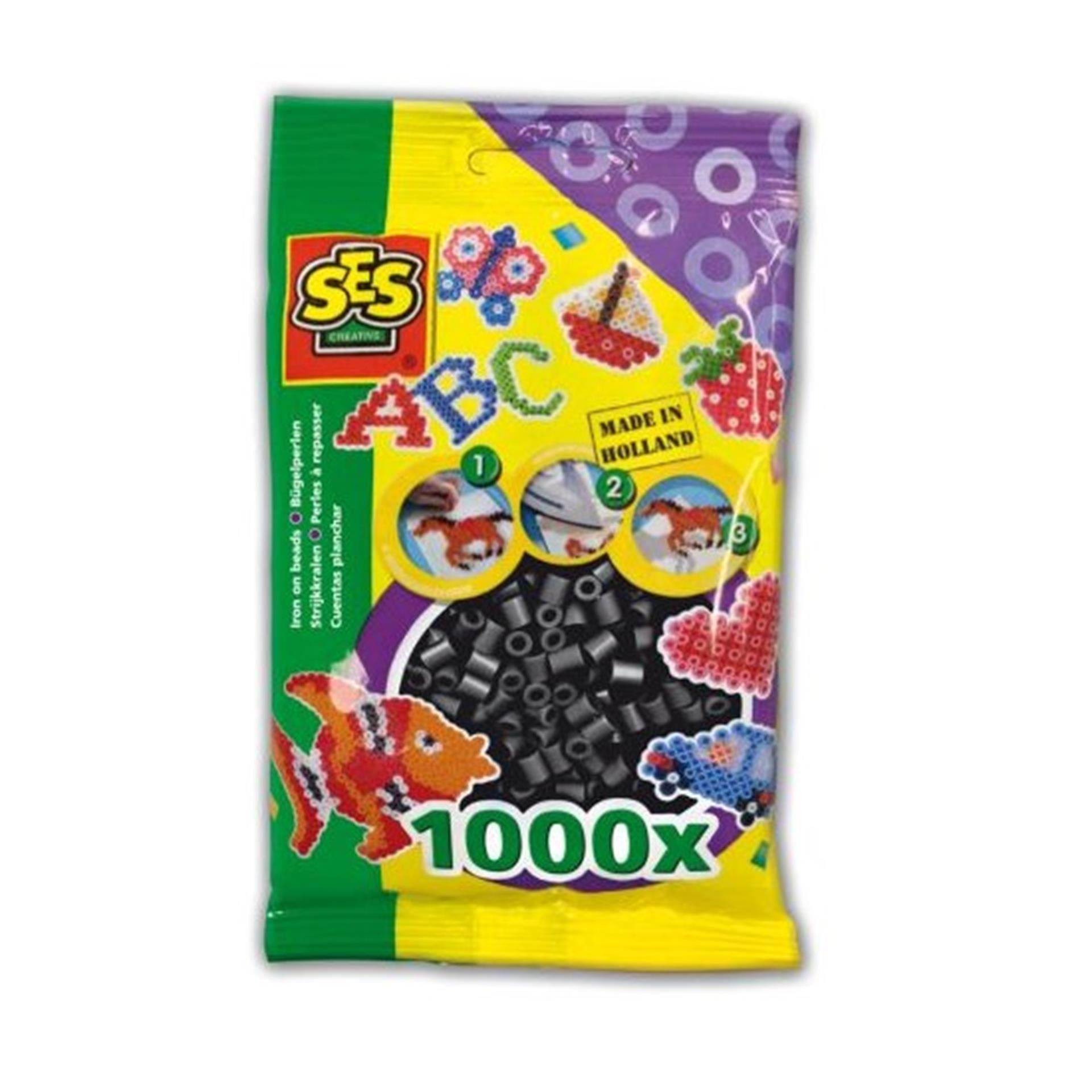 Ses strijkkralen zwart 1000stuks