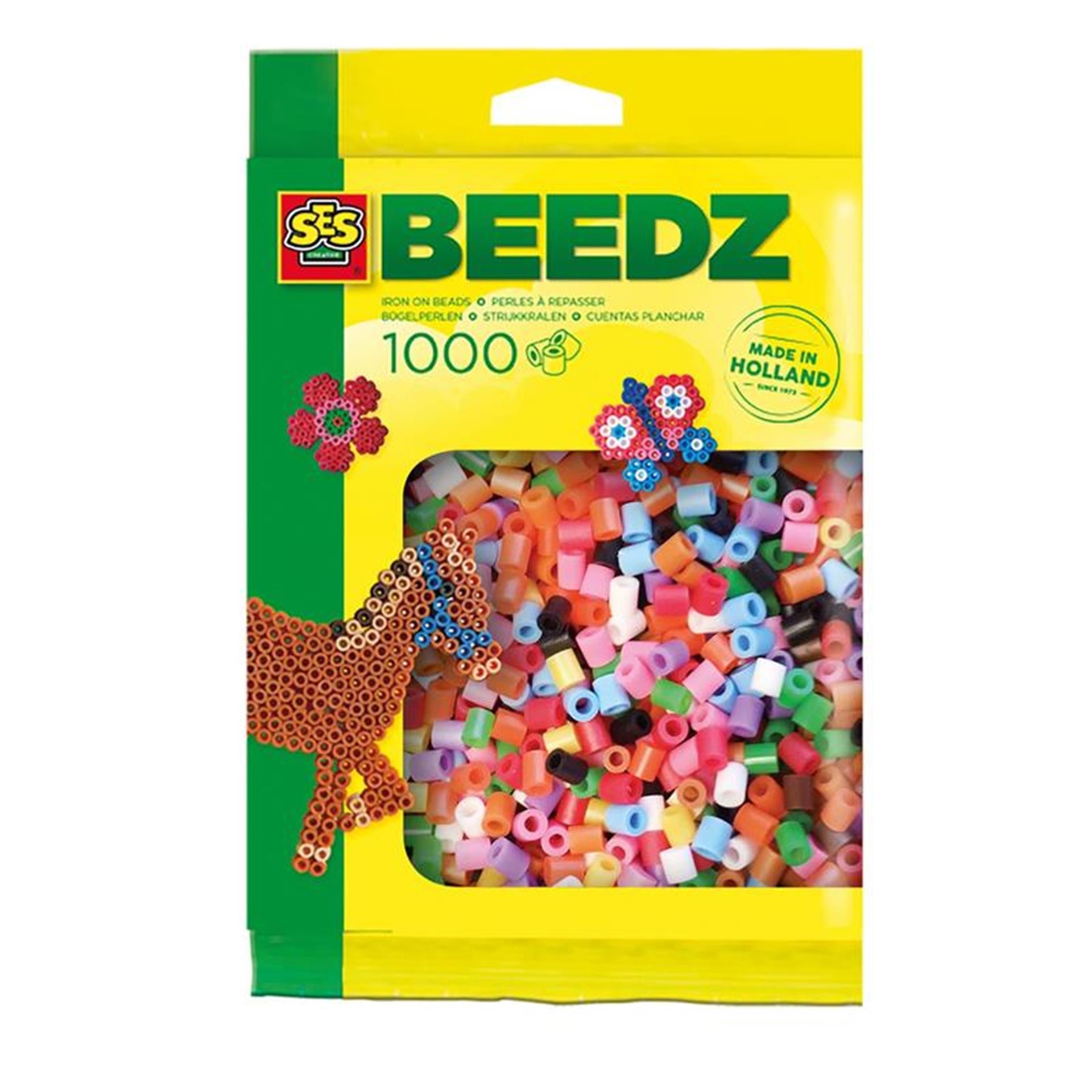 Ses beedz strijkkralen 1000 mix basic