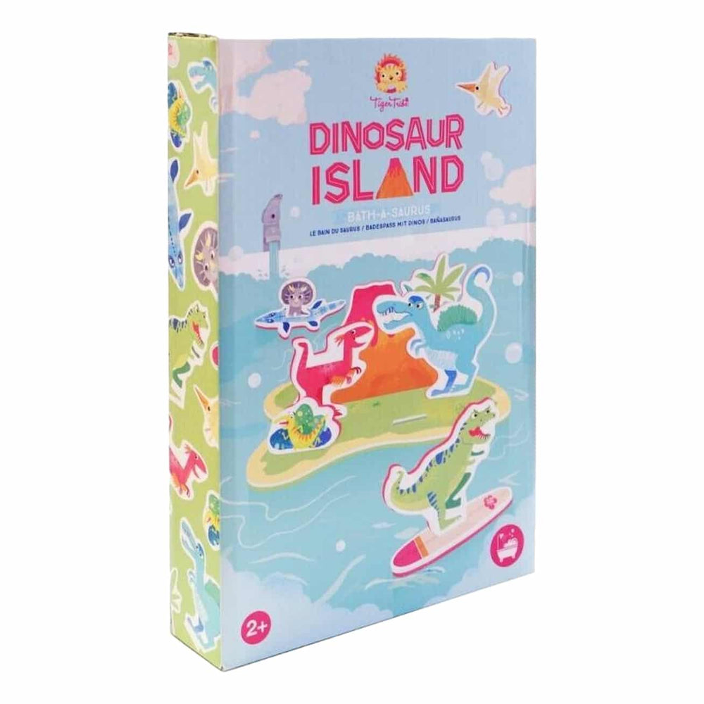 Dam tijgerstam badspeelgoed dinosaurussen eiland
