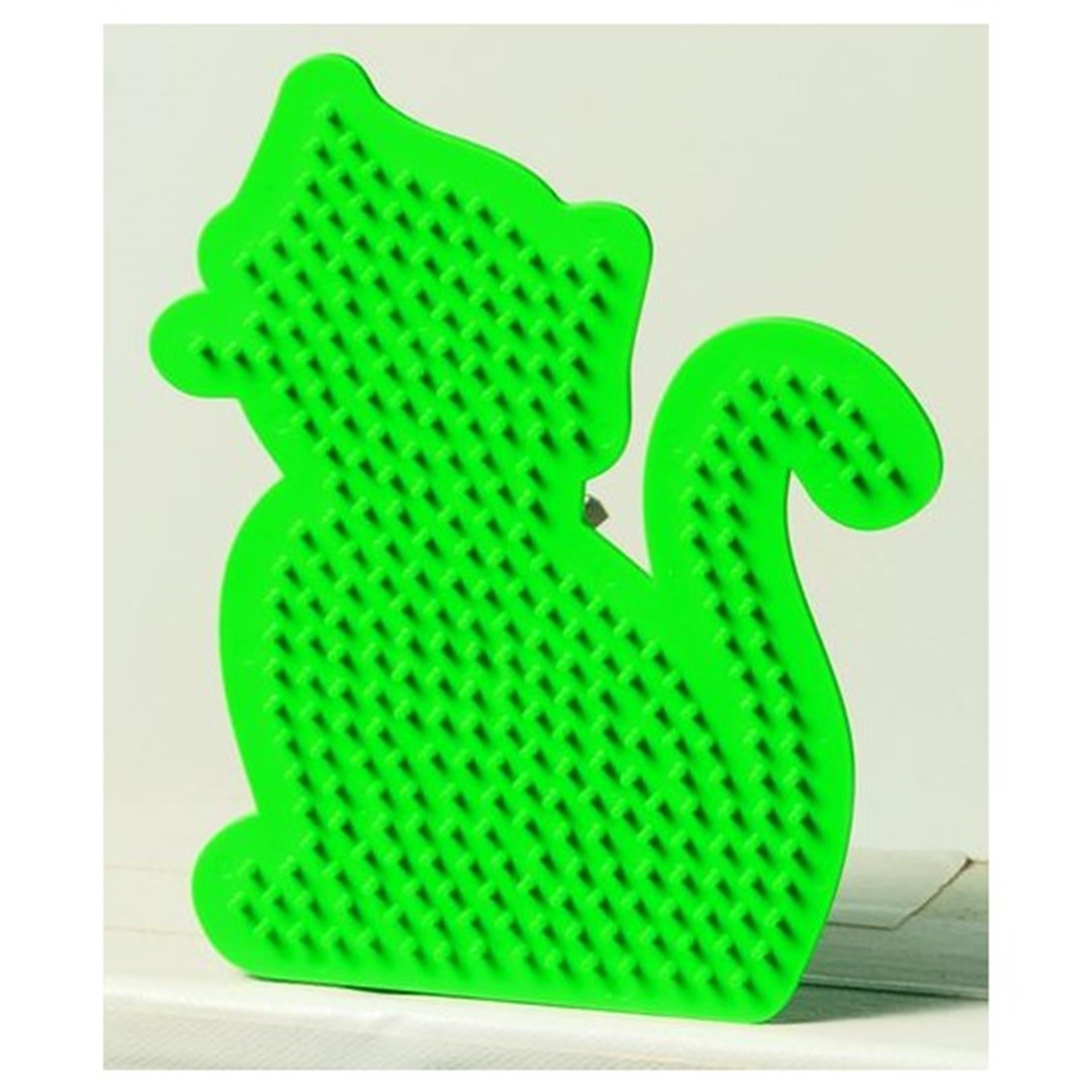 Zijn strijkkralenbord - poes