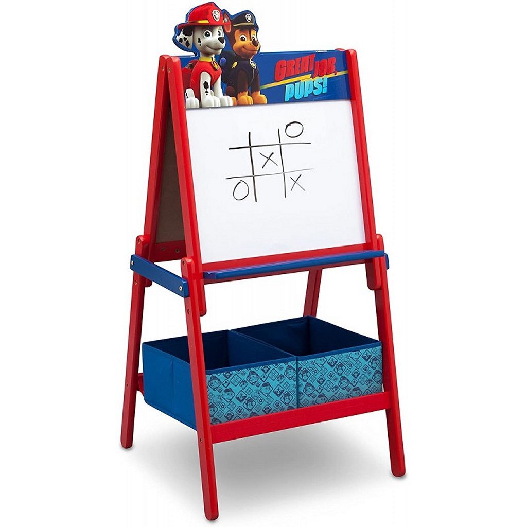 Paw Patrol te87578pw houten dubbelzijdig krijtbord whiteboard