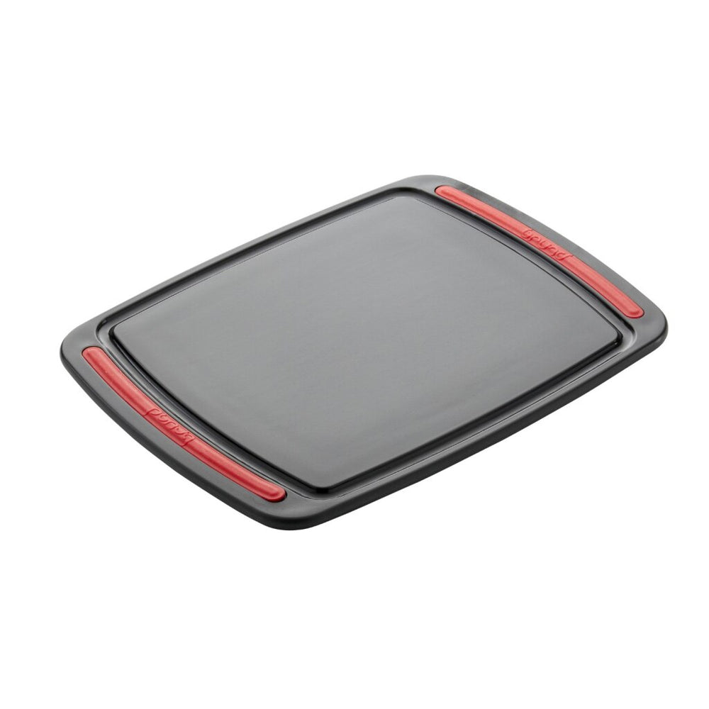Brund easy cut snijplank 26x20x0.8 cm zwart rood