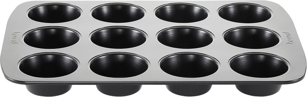 Brund muffinvorm 12 stuks zwart