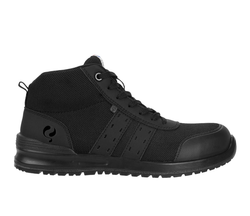Quick werkschoen sprint dark hoog qs0562 s1p | zwart | maat 48 - 8718591551185
