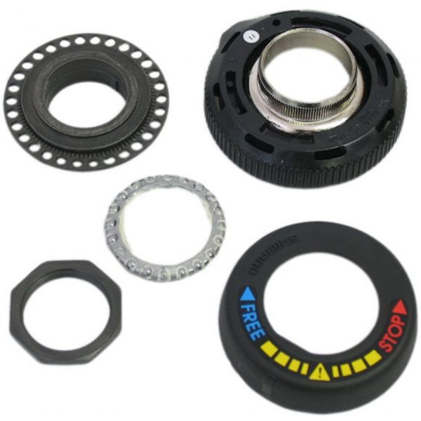 Shimano balhoofdslot 1 inch x 24 T.P.I. , draadversie. Wordt geleverd zonder onderste balhoofd cup