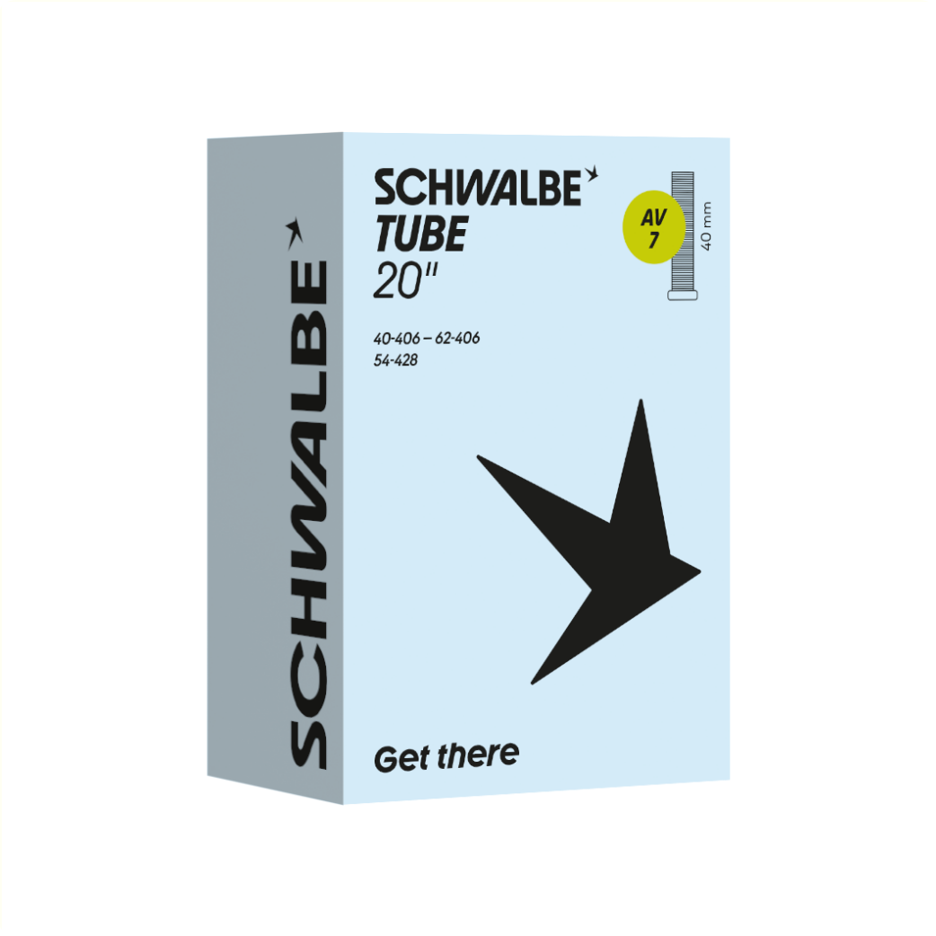 Schwalbe benelux b.v. schwalbe binnenband 20x1.75 av7