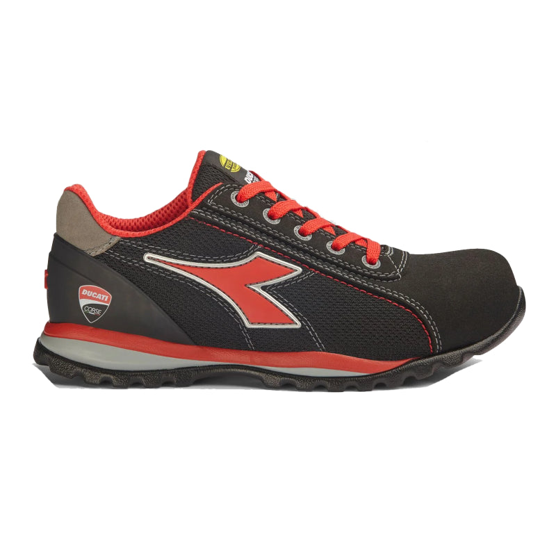 Diadora werkschoen glove monster low s1ps 182049 | zwart rood | maat 40 - 8054795151432
