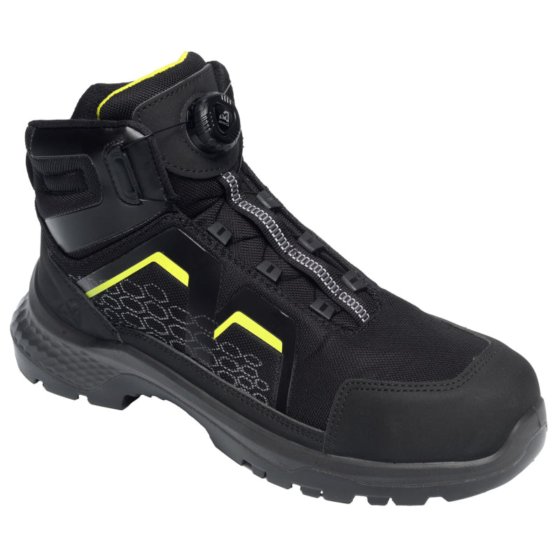 Emma werkschoen crossforce flex high s3s | zwart | maat 48 - 8715316156007