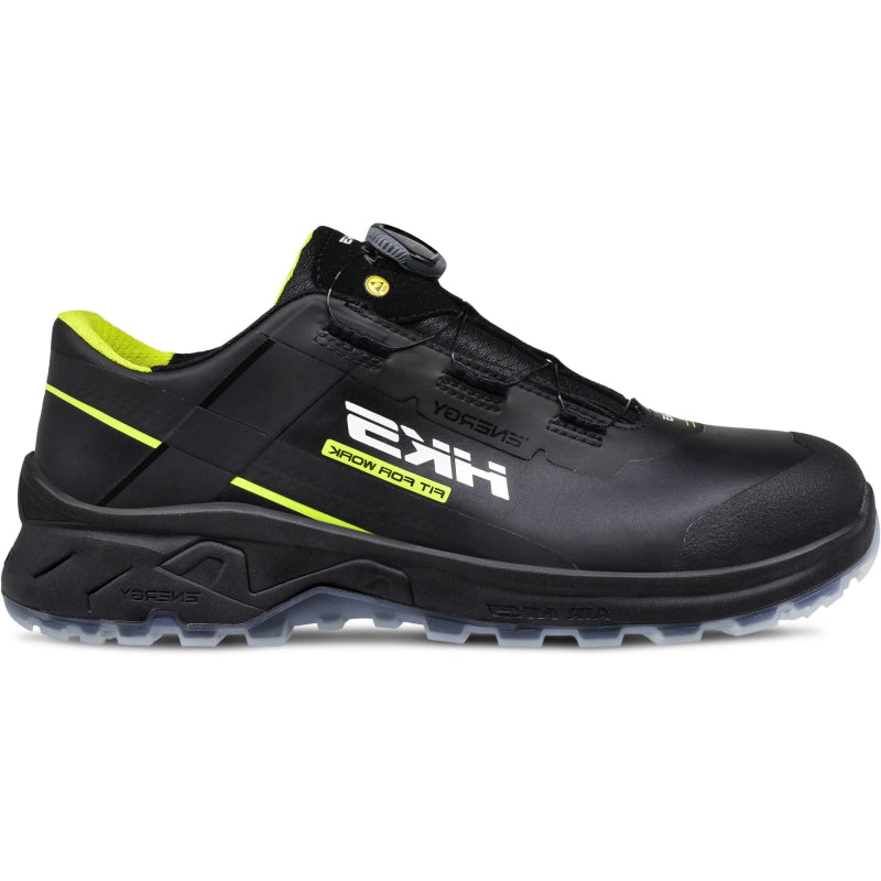 Hks werkschoen airguard neon black boa s3l laag | zwart | maat 40 - 4040005668405