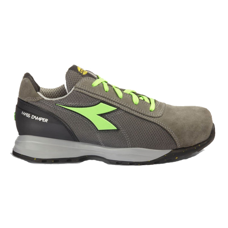 Diadora werkschoen glove mds text low 181136 s1ps c9546 | coal green fluo c9546 | maat 37 - 8053607612666