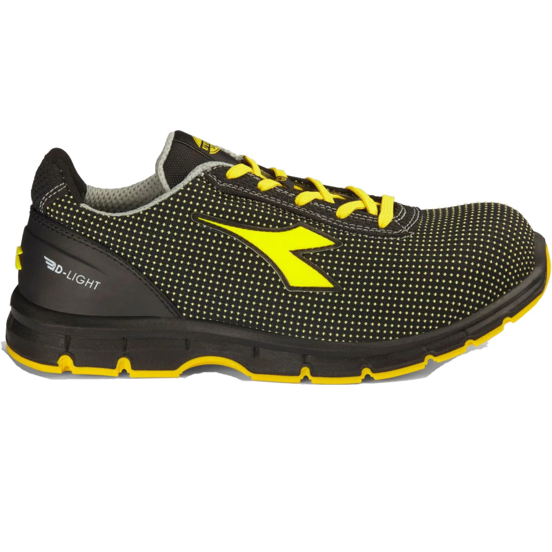Diadora werkschoen run atom low 181153 s3s c0401 | black yellow croms c0401 | maat 46 - 8053607623730
