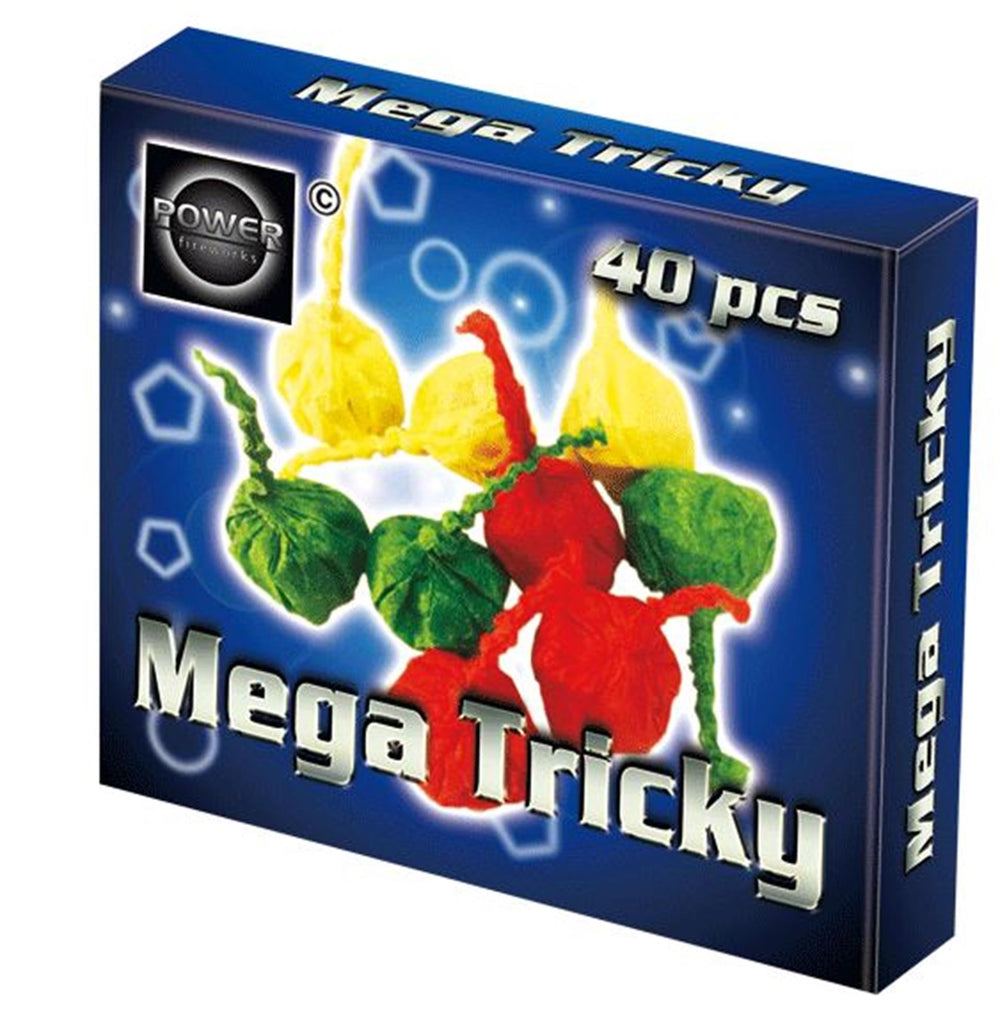 Broekhoff mega tricky gekleurde knalerwten 40 stuks in doosje