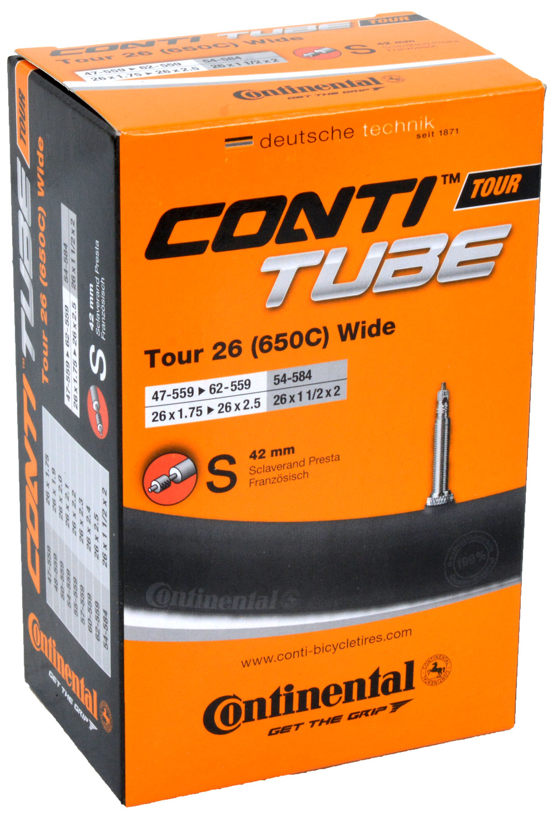 Continental tour 26 wide s42 tube