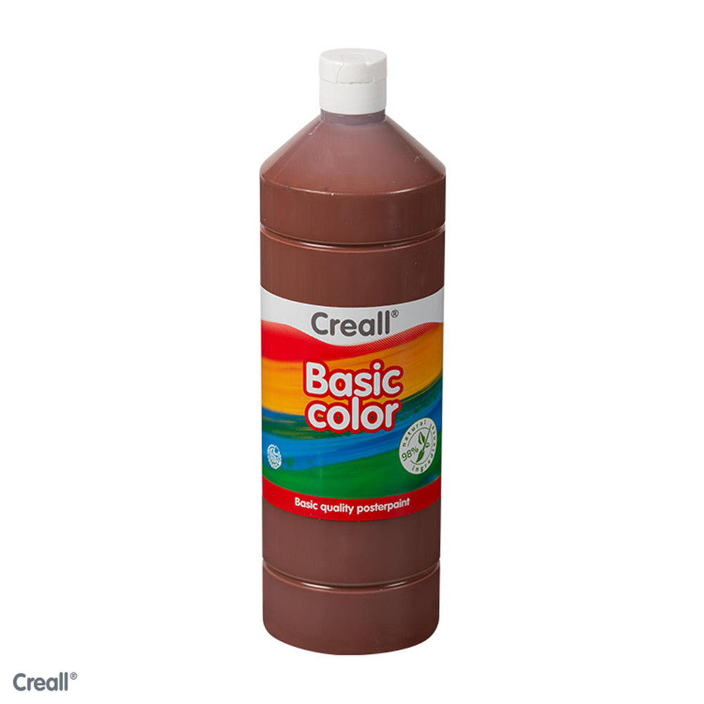 Creall plakkaatverf 500ml donkerbruin