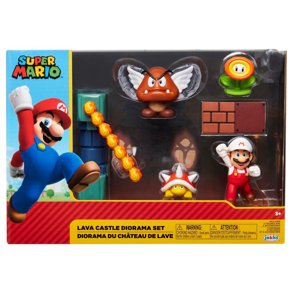 Jakks super mario lava kasteel speelset