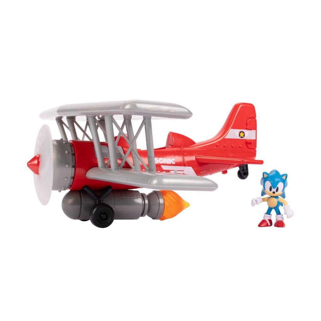 Overige merken sonic tornado tweedekker inclusief 6,5 cm figuur