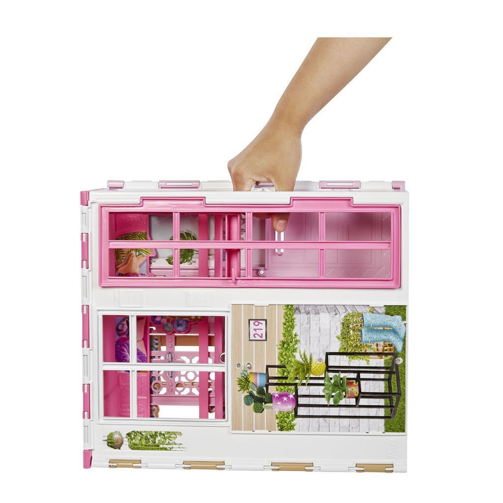 Barbiehuis met pop