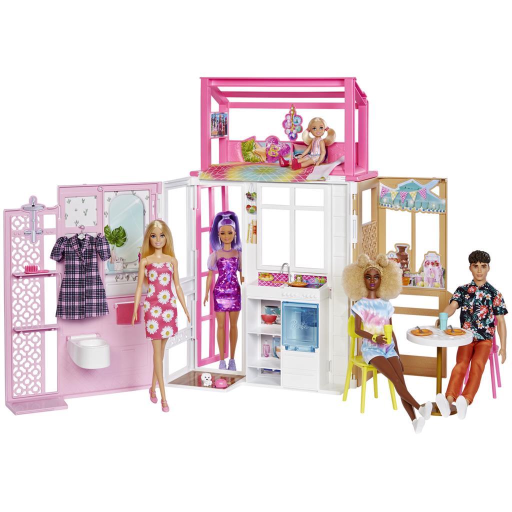 Barbiehuis met pop