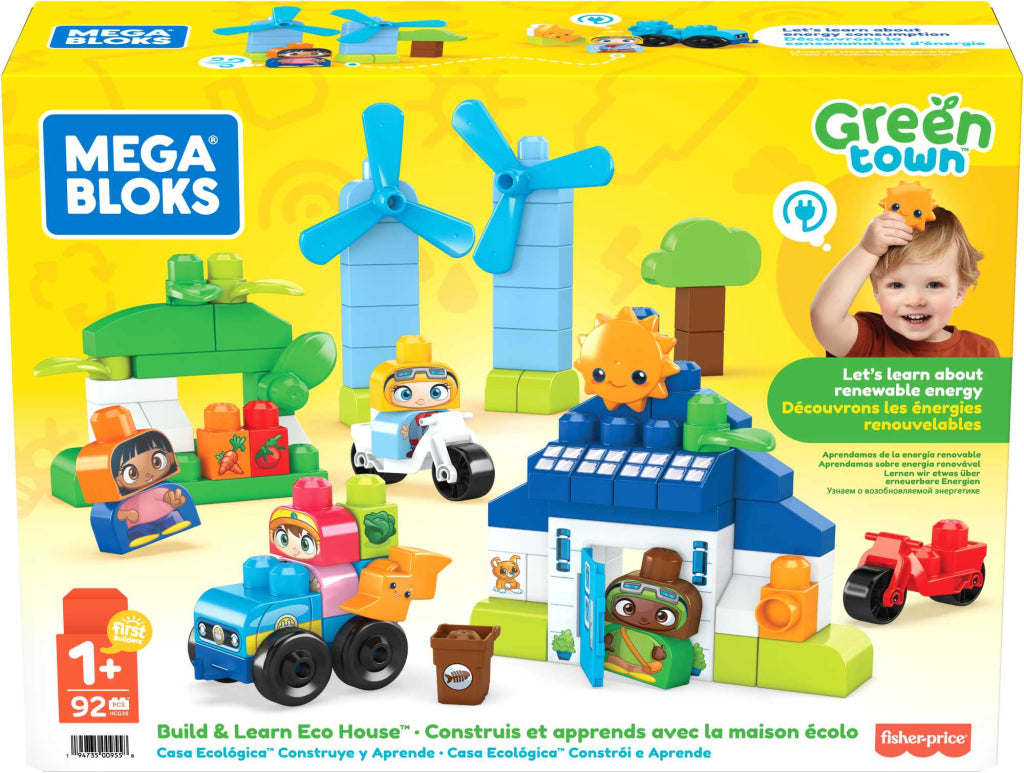 Mega Bloks Groene Stad Bouw en Leer Huis