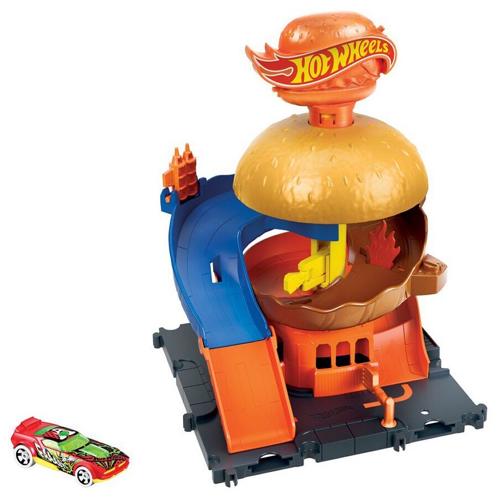 Mattel City Downtown Speelset Assortiment