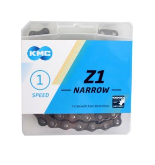 Chaîne KMC 1 2-3 32 112 Z1 étroite marron
