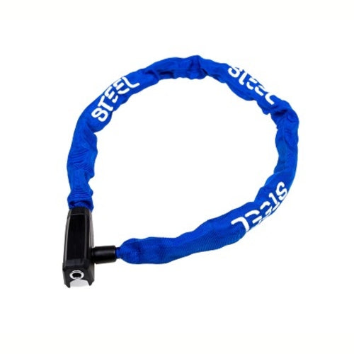 Stalen kettingslot Pro Force 8x8x1100, blauw