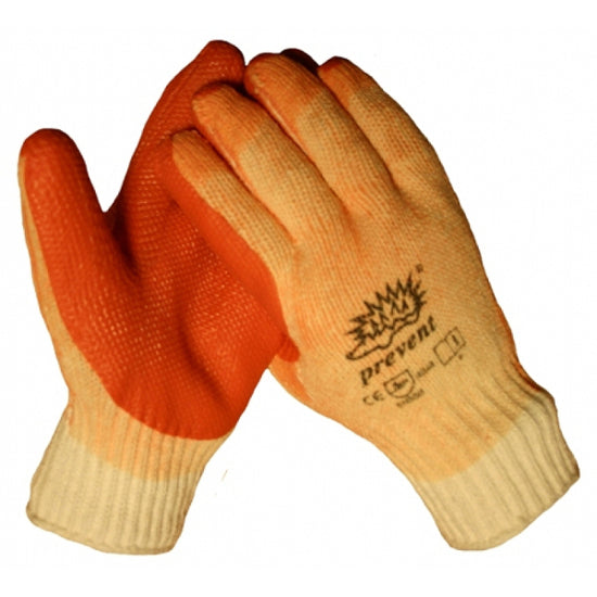 Enzo wh safeworker prevent latex palmcoating oranje 317580 - 11157000 - 11157000