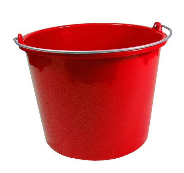 Eurotools emmer kunststof prof, rood 12l.