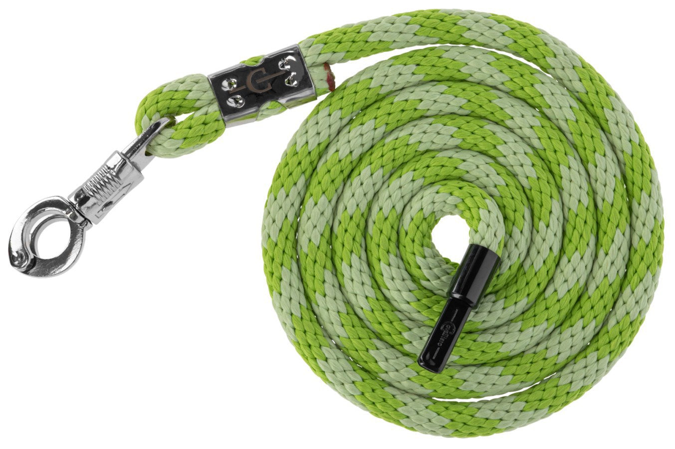 Producten halstertouw mustang paniekknip 200cm groen