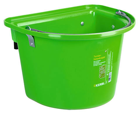 Producten voeremmer met ophanghaken en hengsel fel groen 12l
