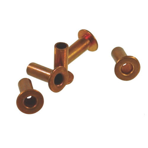Eurotools klinknagels roodkoper met ring 4x18mm 10 stuks
