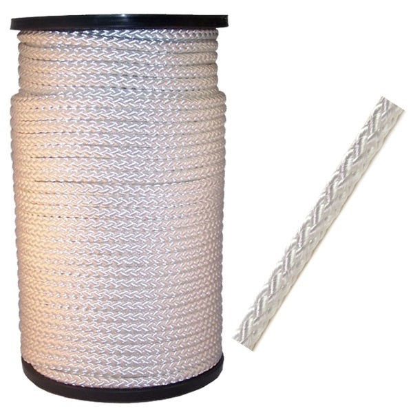 Producten nylon touw wit gevlochten 10mm 200m