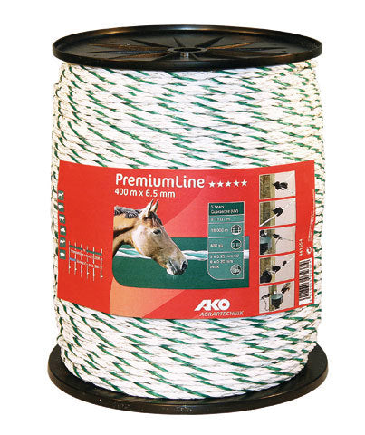 Ako producten premiumline schrikkoord witgroen 65mm 400m