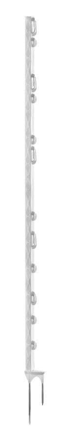 Ako producten kunststof paal titan plus wit 157cm 5 stuks