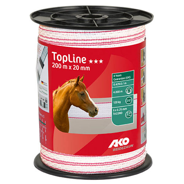 Ako producten topline schriklint wit pink 2cm 200m