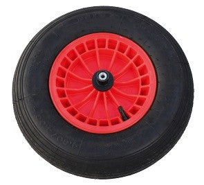 Fort producten wiel 4 80 4 00x8 kunststof velg rood as 13cm 2ply