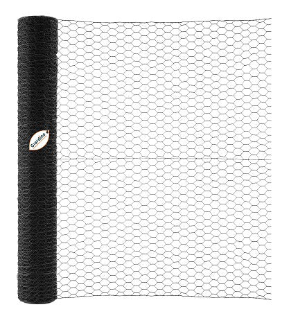 Giardino producten gaas zeskant zwart 13 1 0 0 50m x 5m