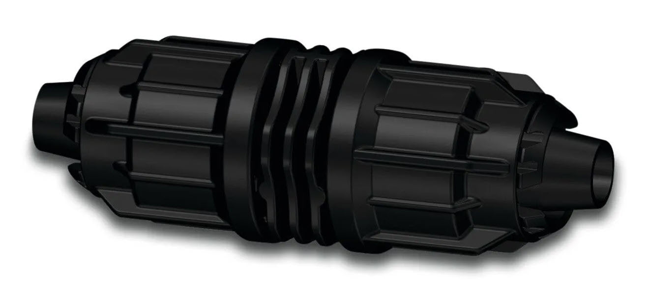 Producten verbindingspijpje pp 16 mm qj 6bar zwart vbevloeiingsslang