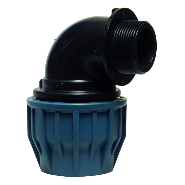Producten knie pe 90 plus buitendraad 32mm x 34