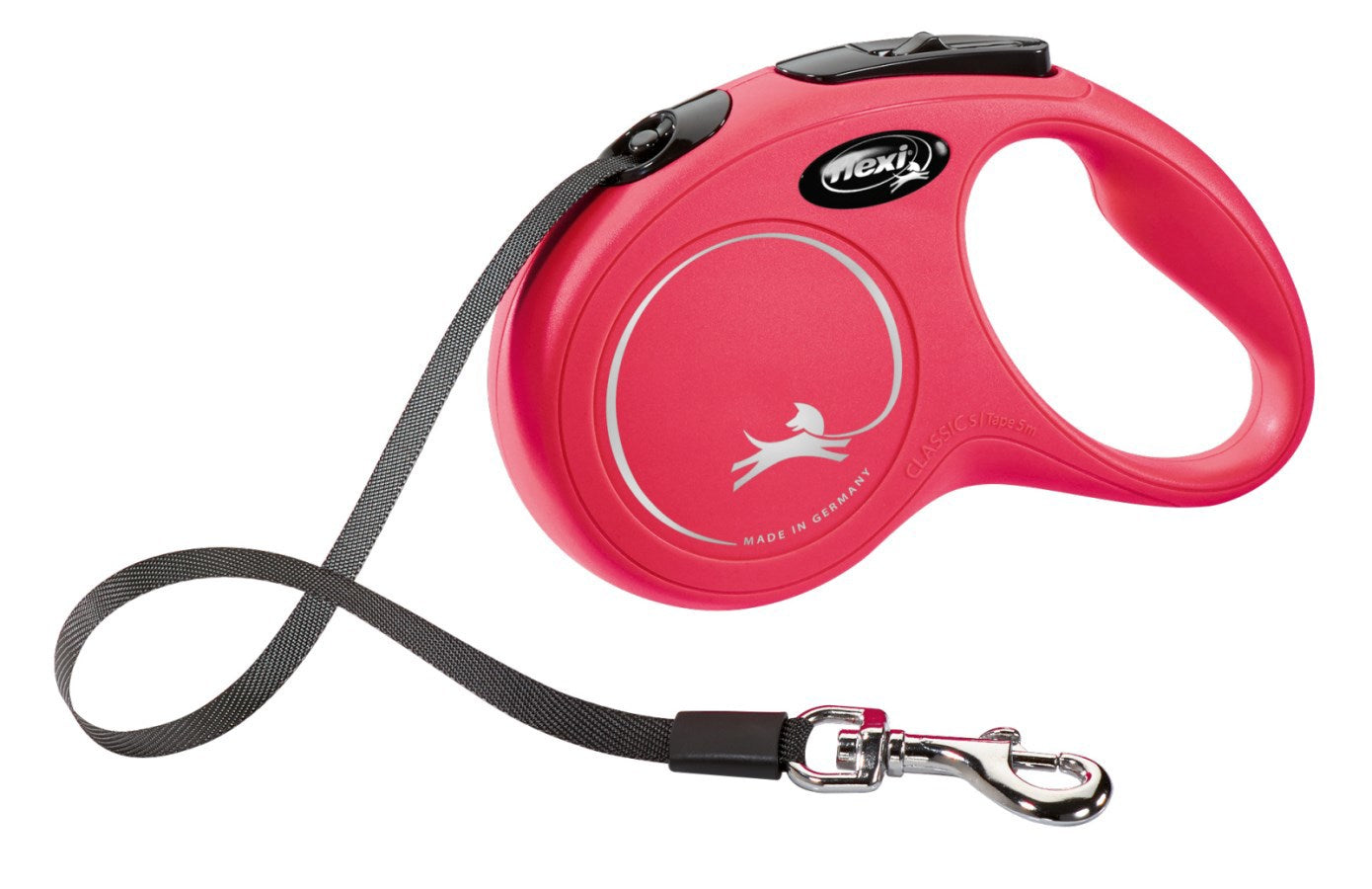 Flexi producten rollijn new classic band rood s5 meter tot 15kg