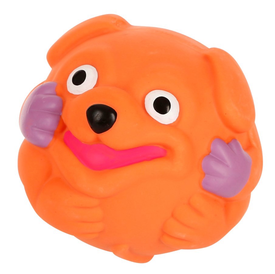 Latex hond op kleur gesorteerd 9 cm