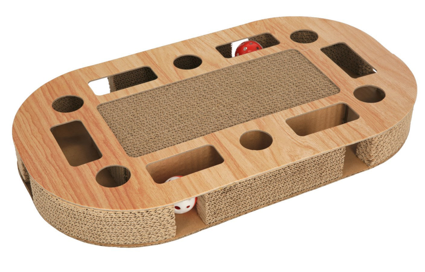 Kattenkrabbord ovalo 52 x 31 x 85 cm met catnip