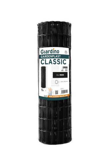 Giardino producten gaas gardenplast classic 1 02m x 10m ral 9005 zwart
