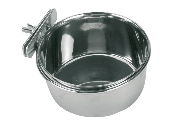 Kerbl rvs bakje 300 ml 12 cm schroefbevestiging voor vogels