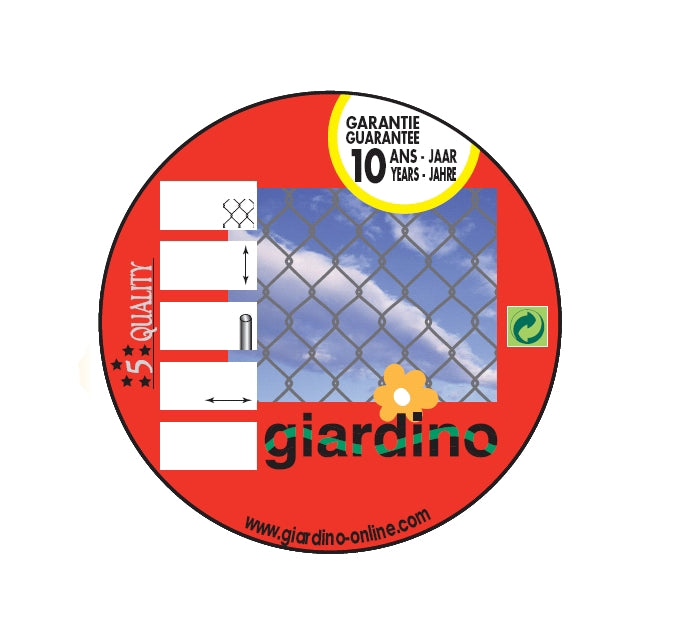 Giardino producten gaas harmonica verzinkt 50 2 0 1 80m x 25m