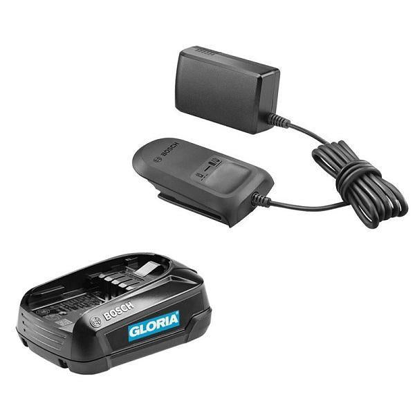 Gloria producten bosch starterset accu 18v 2 5ah plus oplader