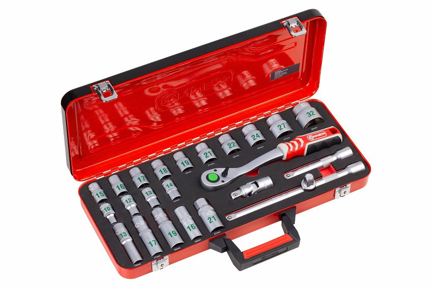 Connex producten dopsleutelset profi 12 24 delig